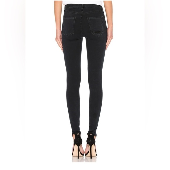 Agolde Sophie In Ruthless Black High Rise, High Waisted Size 26 - Picture 4 of 9